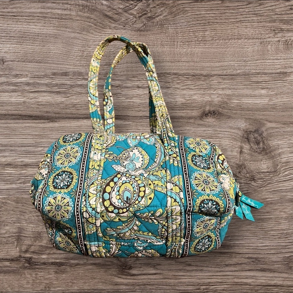 Vera Bradley Quilted Shoulder Bag Purse Floral Cottage Core